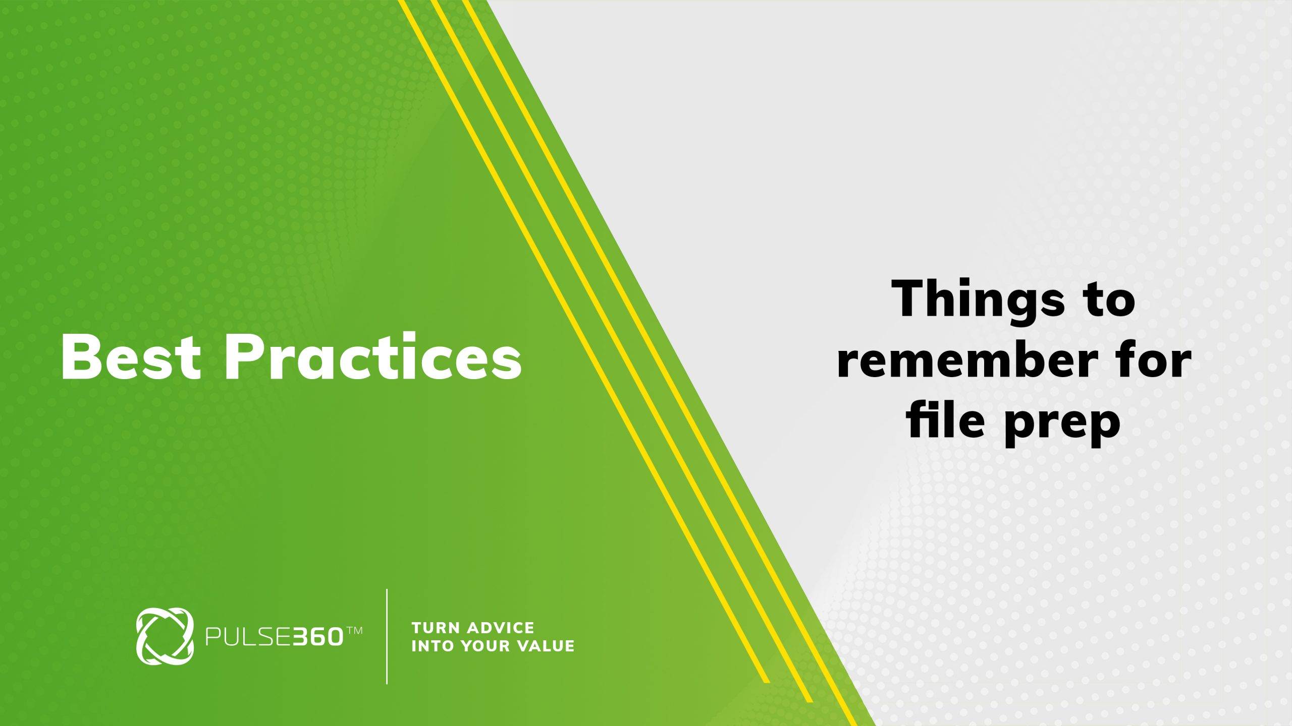 Financial Advisors, remember everything around file prep for a meeting. Practice Management Best Practices