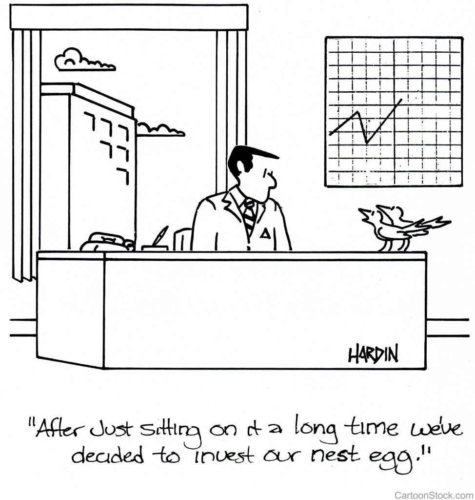Investment, Bird nest, Financial Advisors, Decision, comics