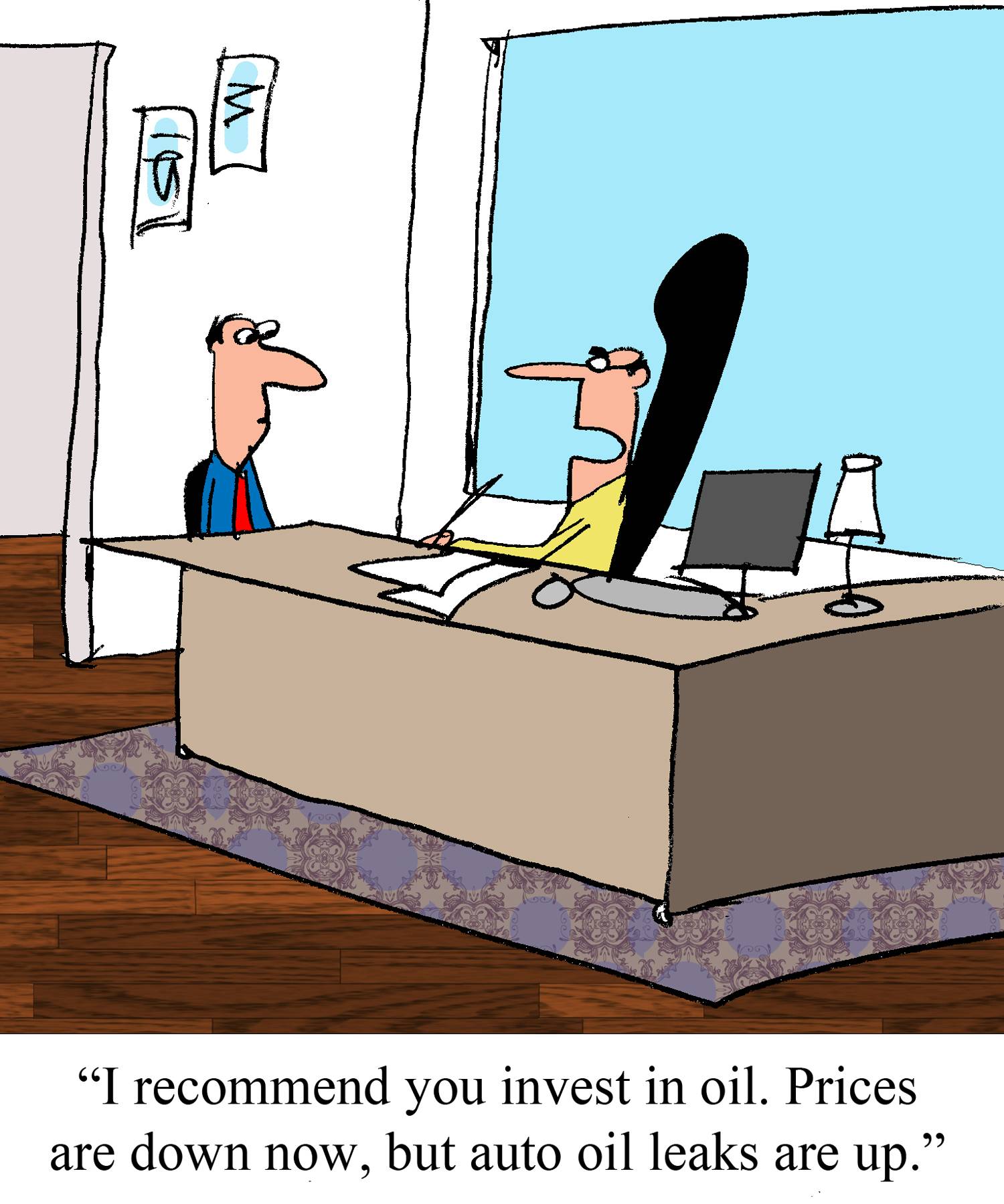 Financial Advisors, Funny, Comics, Oil, Prices