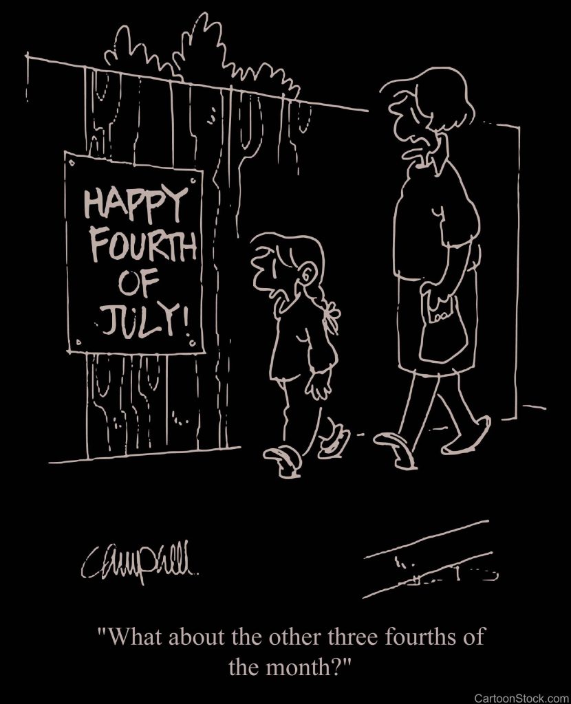 fourth of july inancial Advisors comic